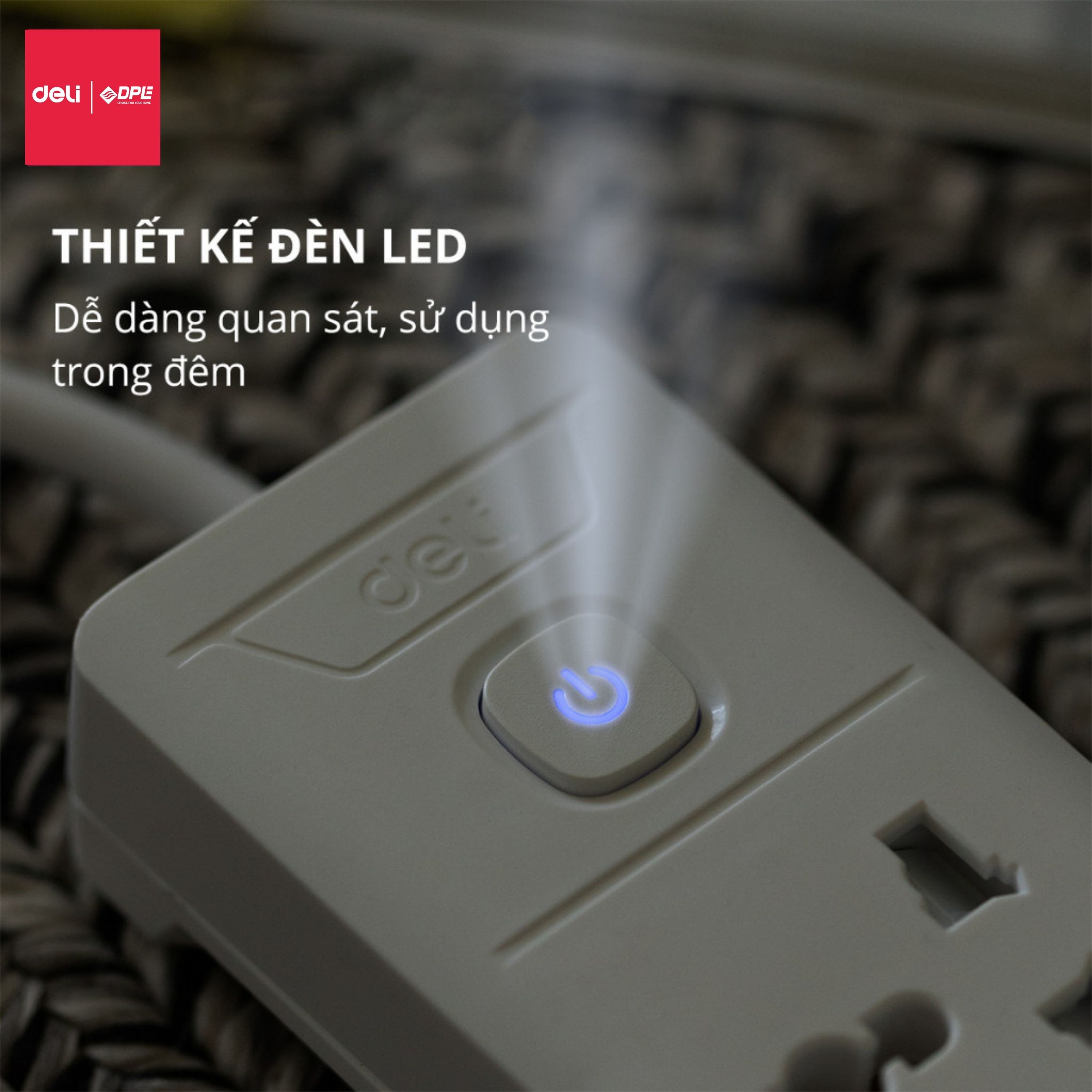 Ổ cắm điện 3 ổ + 2 USB + 1 TypeC 2.1A - M&agrave;u trắng