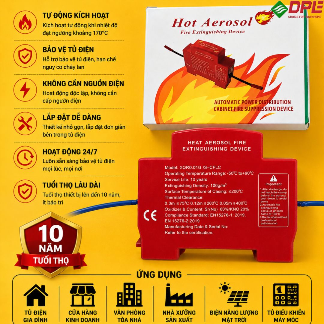 THIẾT BỊ CHỐNG CH&Aacute;Y TỦ ĐIỆN TỰ ĐỘNG B&Agrave;NG KH&Iacute; DUNG