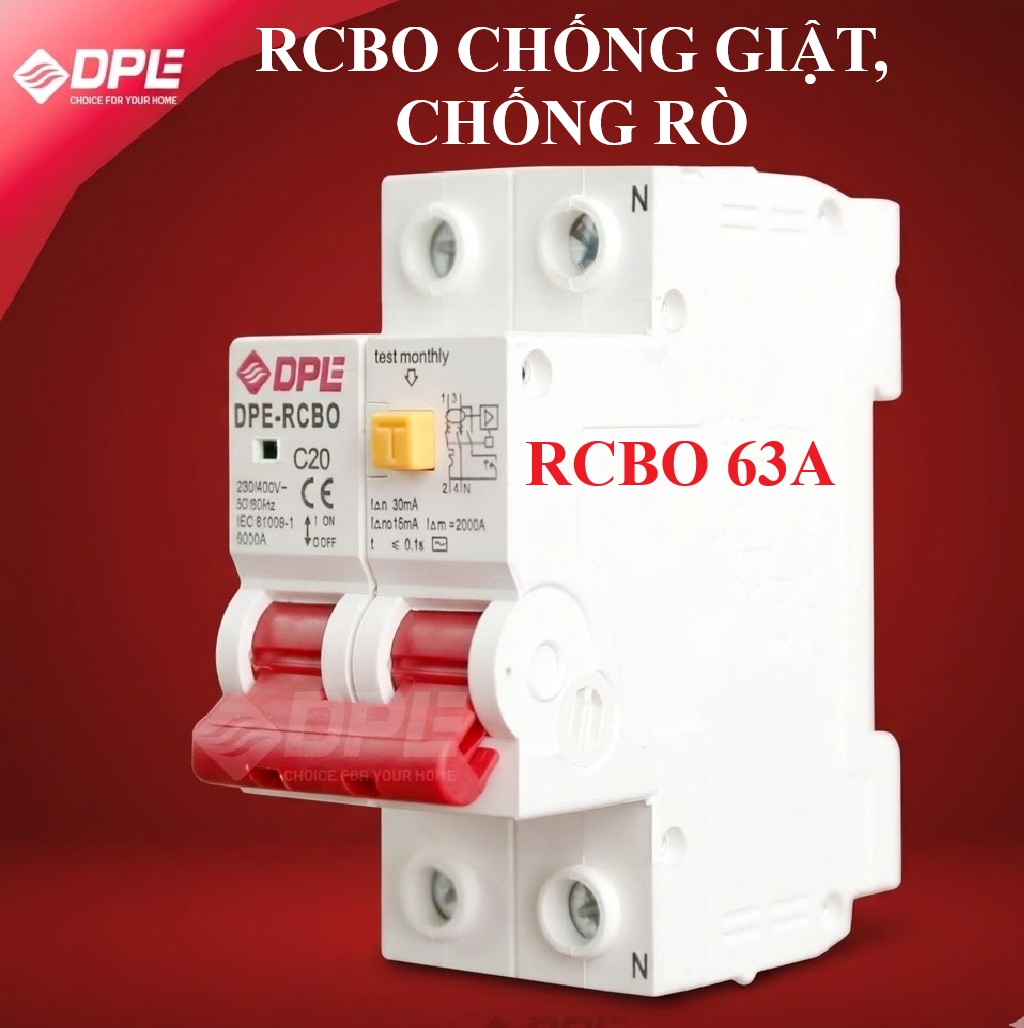 APTOMAT RCBO 2 PHA 16A DPE-RCBO-162P